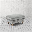 Londynn Cocktail Ottoman Gray Velvet 36L x 25W x 20H Button Tufted