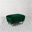 Londynn Cocktail Ottoman Hunter Green Velvet 36L x 25W x 20H Button Tufted