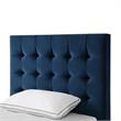 Blake Beds Navy Velvet Full Button Tufted