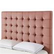 Blake Beds Blush Velvet Queen Button Tufted