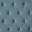 Calliope Bed Light Blue Velvet Twin Diamond Tufted Headboard and Footboard