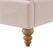 Kataleya Bed Pink Linen Queen Wingback Upholstered