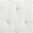 Londynn Loveseat Cream White Linen Button Tufted Rolled Arm Sinuous Springs