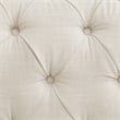 Londynn Sofa Beige Linen Button Tufted Rolled Arm Sinuous Springs