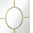 Ally Kallie Rectangular Glass Gold Polished Accent Wall Mirror