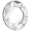 Bonnie Lailah Round Wall Mounted Mirror Accent Beveled Glass