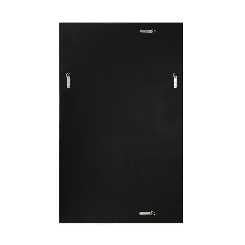 Zaria Mirror Accent Clear and Black Glass