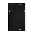 Zaria Mirror Accent Clear and Black Glass