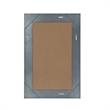 Jemma Nathalia Rectangular 3Dimensional Silver Polished Glass Accent Wall Mirror
