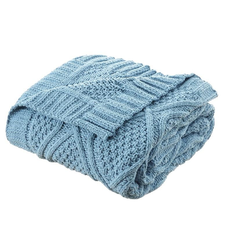 Duck egg blue online chenille throw