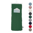 Jamar Hunter Green Polyester 50x60 Inches Chenille Diamond Cable Cozy Knit Throw