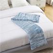 Mayra Navy Polyester 50x60 Inches Space Dye Chenille Cozy and Lightweight Throw