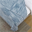 Mayra Navy Polyester 50x60 Inches Space Dye Chenille Cozy and Lightweight Throw
