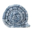 Mayra Navy Polyester 50x60 Inches Space Dye Chenille Cozy and Lightweight Throw