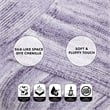 Mayra Purple Polyester 50x60 Space Dye Chenille Cozy and Lightweight Knit Throw