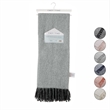 Krish Black Acrylic 50x60 Inches Faux Mohair Tassels Knit Throw Blanket