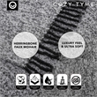 Krish Black Acrylic 50x60 Inches Faux Mohair Tassels Knit Throw Blanket