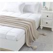 Margo Sand Acrylic 50x60 Inches Wool-like 4 Corner Tassel Knit Throw Blanket
