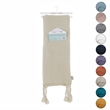 Tianna Sand Acrylic 50x60 Inches Wool-like Tassels Knit Throw Blanket