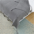 Tianna Grey Acrylic 50x60 Inches Wool-like Tassels Knit Throw Blanket
