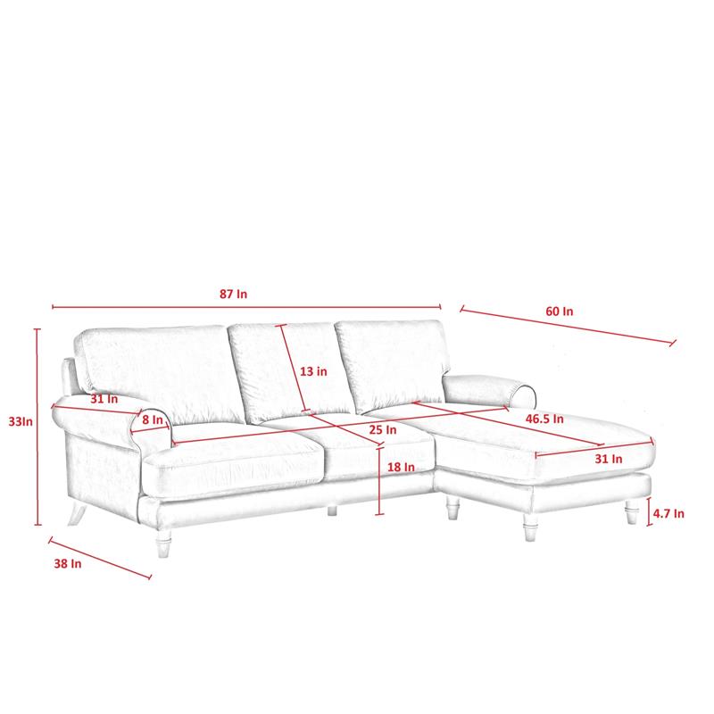 Lela Sofa Teal Velvet  Upholstered Sinuous Spring