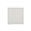 Capri  Ottoman  Pure  White  Linen  Upholstered  Piping  Accents