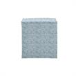 Capri  Ottoman  Indes  Blue  Ground  Linen  Upholstered  Piping  Accents