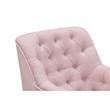 Rayleigh  Accent  Chair  Pink  Linen  Upholstered  Flared  Arms