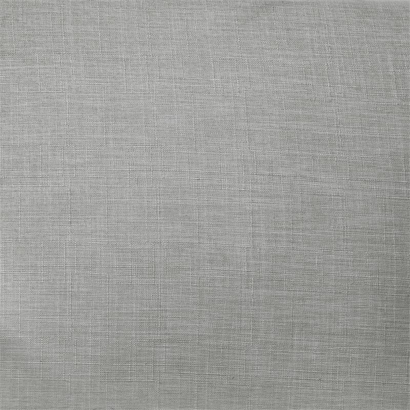Alton  Armchair  Gray/Cream  Linen  Upholstered  Square  Arms