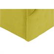 Grecia  Accent  Chair  Yellow  Velvet  Upholstered  Tufted