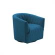 Grecia Accent Chair Teal Velvet  Upholstered Tufted