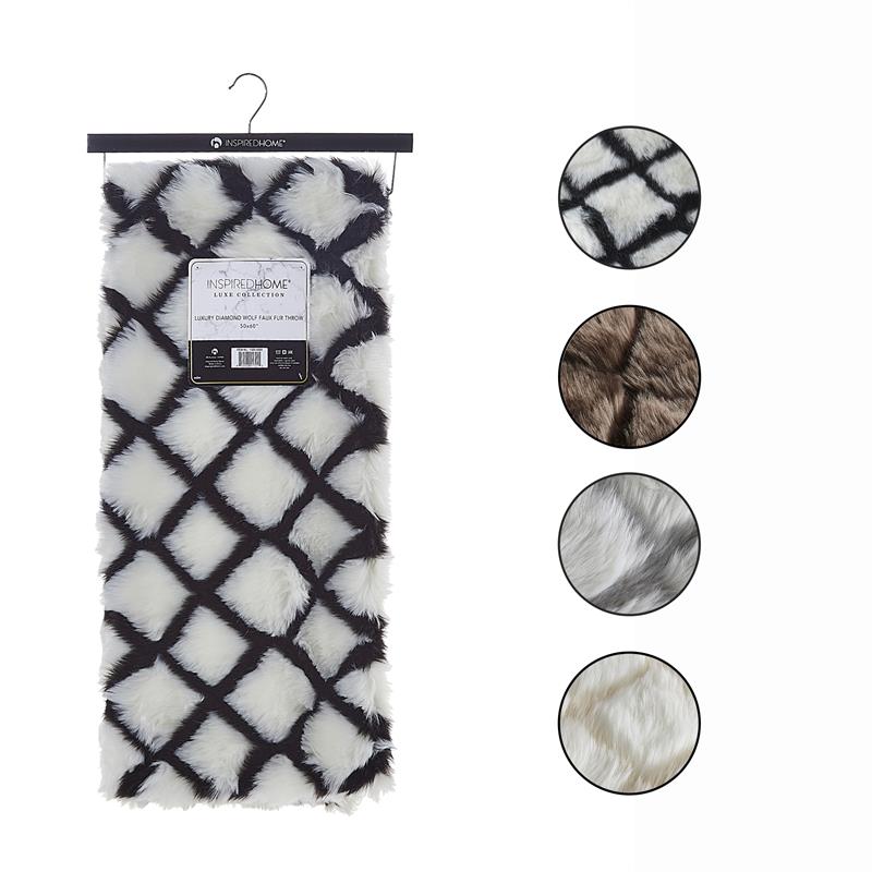 Rosemarie Throw Black Acrylic 50