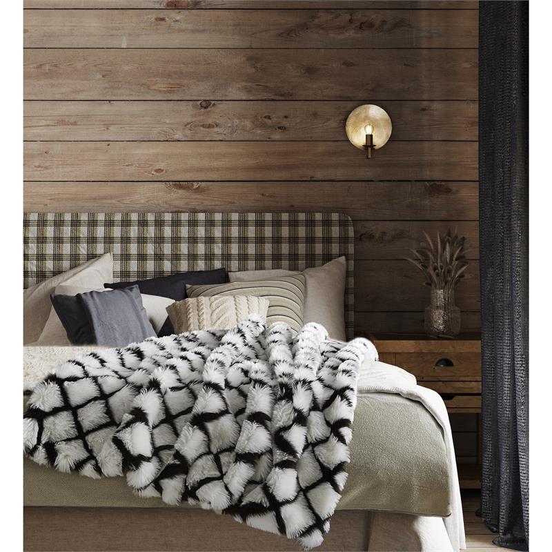 Rosemarie Throw Black Acrylic 50