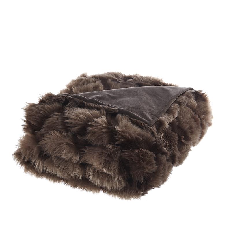 Rosemarie Throw Brown Acrylic 50