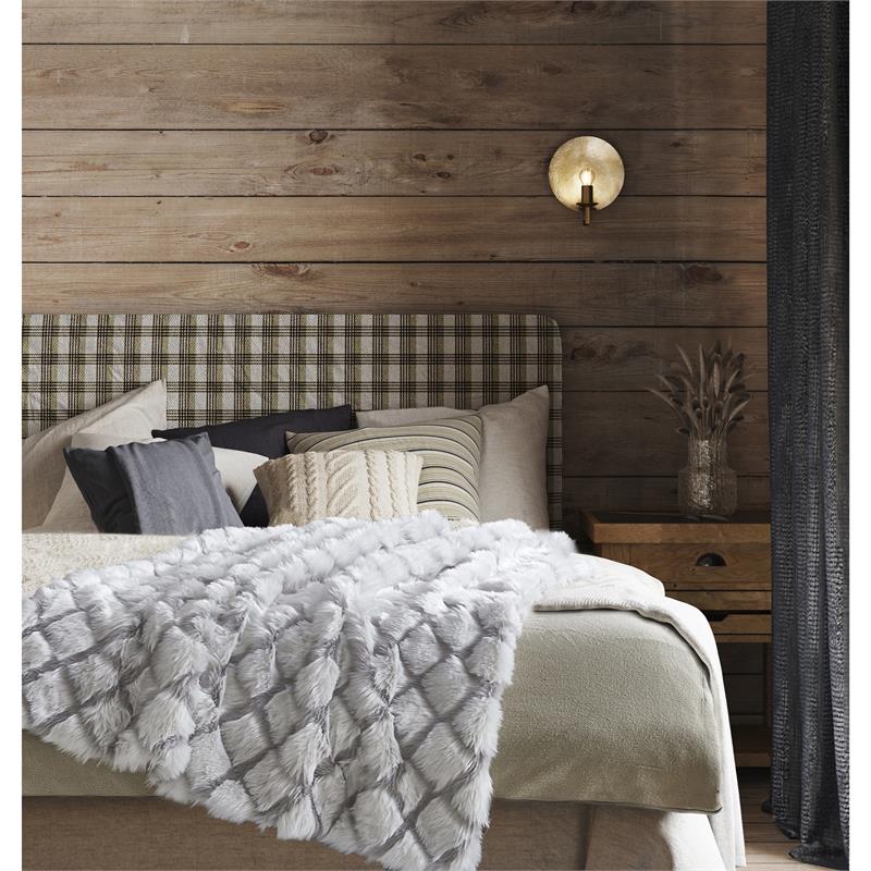 Rosemarie Throw Gray Acrylic 50