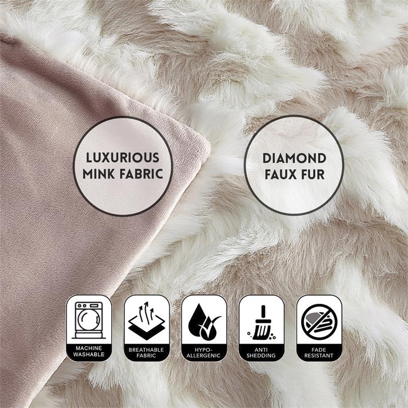 Alek Throw Blush Acrylic 50