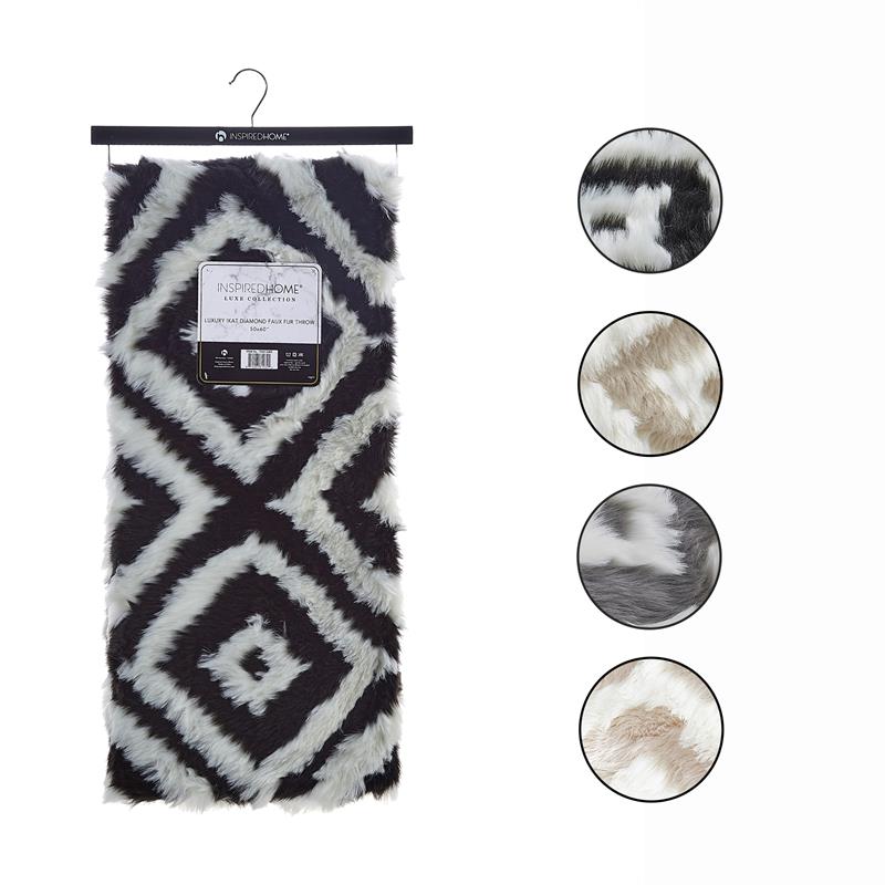 Alek Throw Black Acrylic 50
