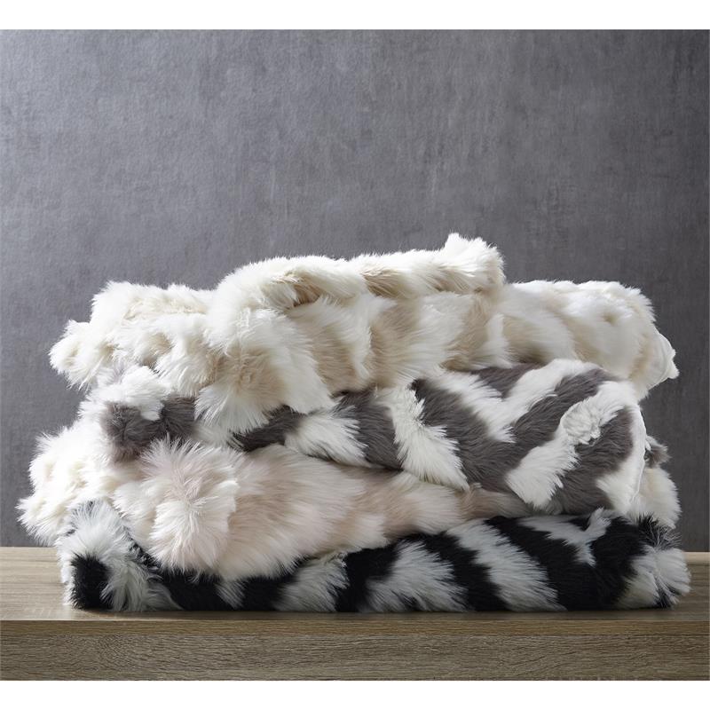 Alek Throw Ivory Acrylic 50