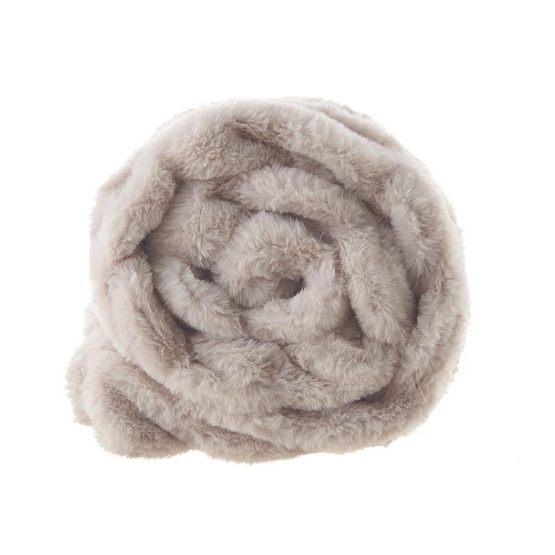 Atreyu Throw Blush Polyester 50