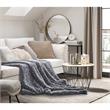 Avraham  Throw  Black  Polyester  50