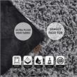 Avraham  Throw  Black  Polyester  50