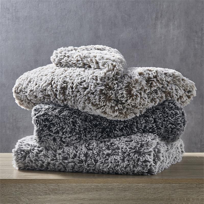 Avraham  Throw  Black  Polyester  50