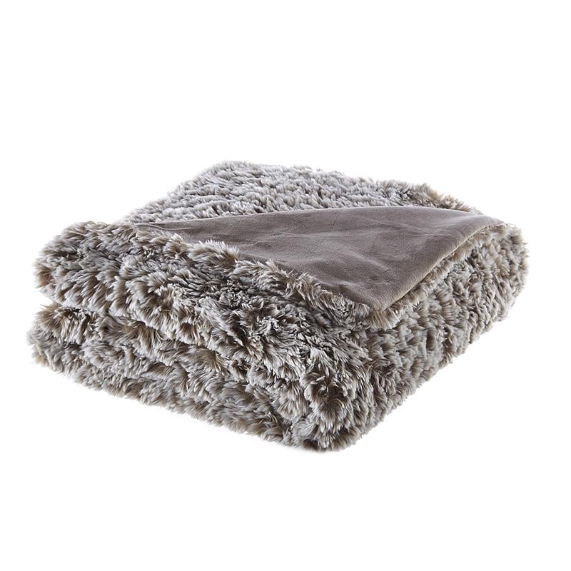 Avraham Throw Brown Polyester 50