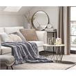 Avraham  Throw  Gray  Polyester  50