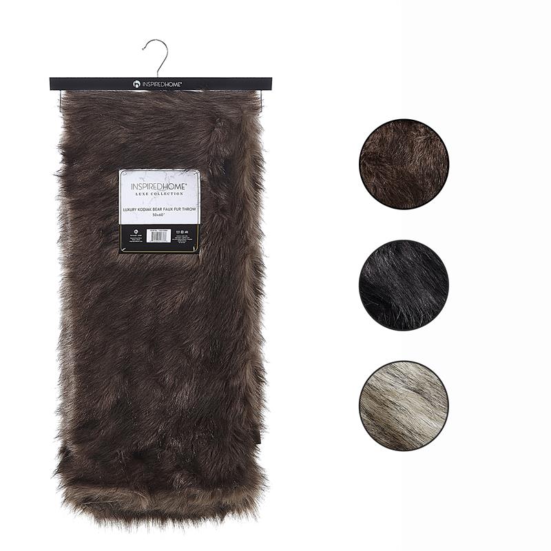 Jarvis Throw Kodiak Bear Acrylic 50