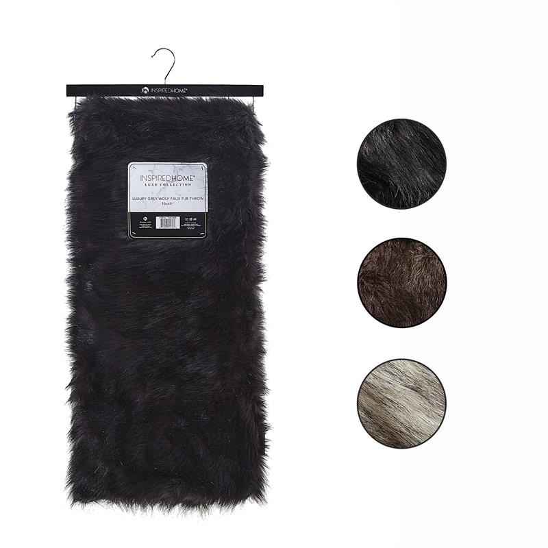 Jarvis Throw Grey Wolf Acrylic 50