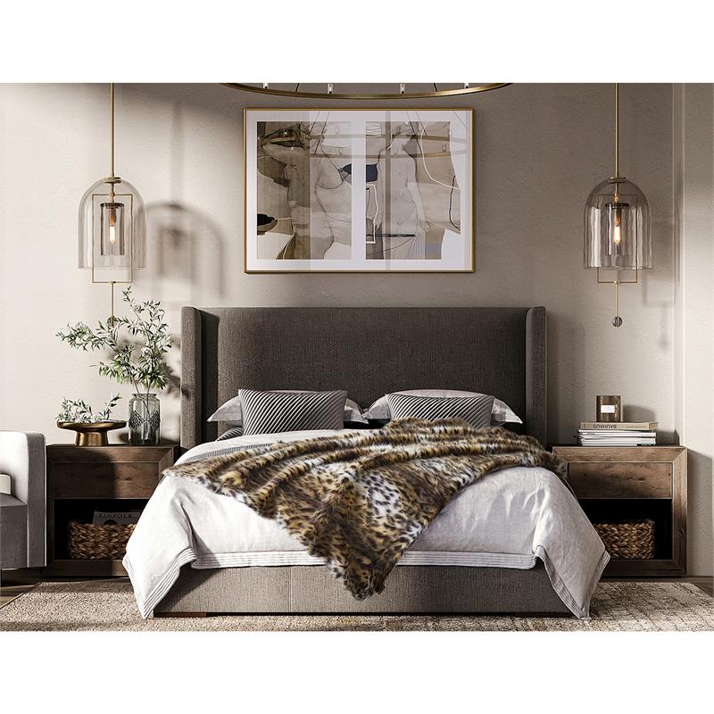 Jenson Throw Brown Acrylic 50