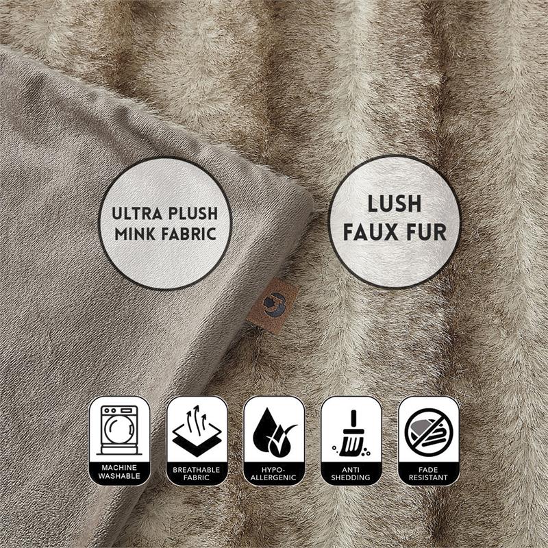 Jenson Throw Brown Acrylic 50