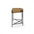 Kyran Wooden Desk Natural/Black 44.8L x 22.1W x 30H 2 Storage Drawers