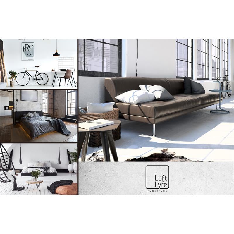 Yolanda Wooden Desk Walnut/Black  43.3L x 21.7W x 30H 2 Storage Drawers